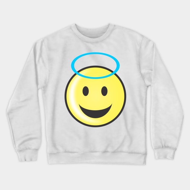 Emoticon Angel Crewneck Sweatshirt by MichelMM